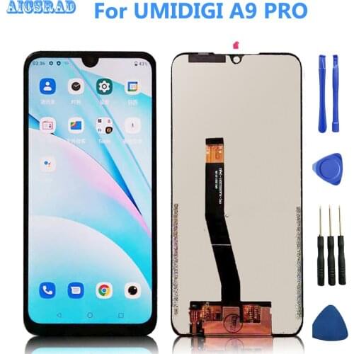 For Umidigi A9 Pro LCD Display Touch Screen Glass Panel Assembly 100% Tested For Umi UMIDIGI A9PRO A 9 Pro Smartphones Part+Tool