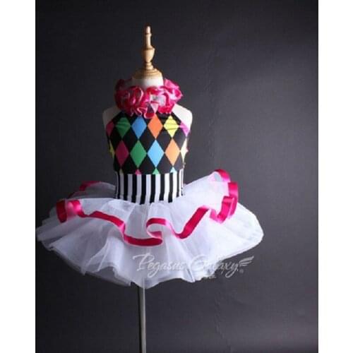 Girls Professional Ballet Tutu Dress Sleveless Backless Ballet Dance Costume Stage Show Ballet Dress For Women Ballerina Clothes