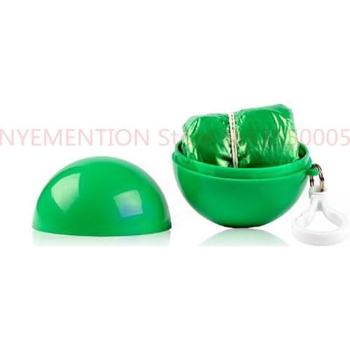 Transparent Disposable Raincoat Portable Rain Cover Poncho Rainwear W/ Key ring 50PCS