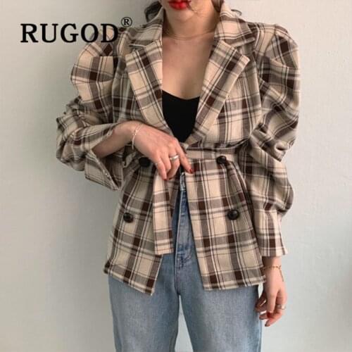 Женские длинные пиджаки RUGOD China At AliExpress