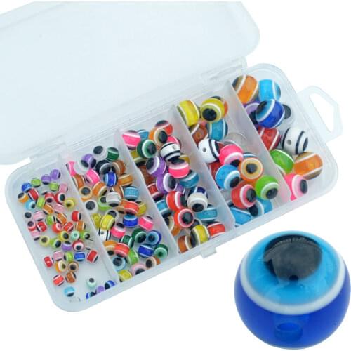 Fish Eye Fishing Beads 150pcs Mixed Color Hard Plastic Round Texas Rig Fish Eye Beads Soft Fishing Lure Beads