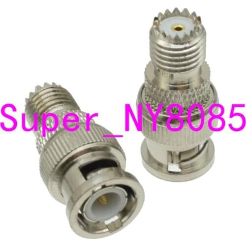 BNC male plug to mini UHF miniUHF female jack center RF adapter connector