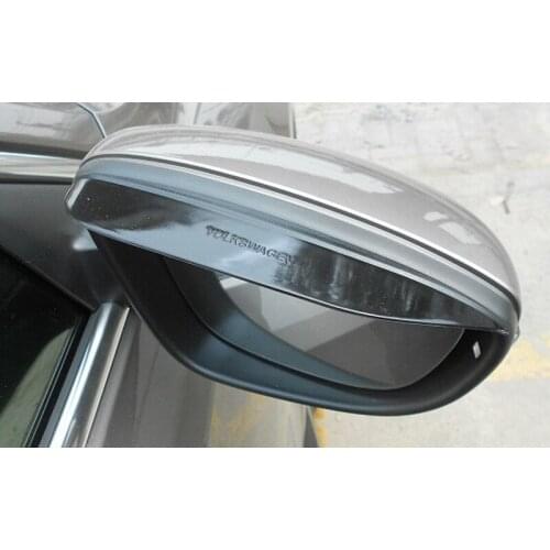 2PCS Rearview Mirror Rain Awnings & Shelters For Volkswagen POLO Hatchback 2009-2015 Exterior Accessories Awnings & Shelters