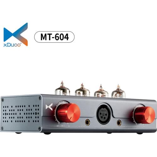 XDUOO MT-604 Balanced Tube Headphone Amplifier 6J1 Pre amp XLR/4.4MM Balanced Input/Output Tube+Transistor MT604 Hybrid Amp