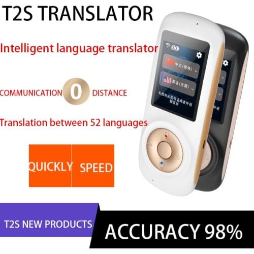 T2S Smart Portable Instant Voice Translator Support 70 Countries Language Two-way Translation Multi-Language Translator Voice