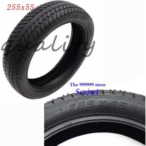 255*55 Inner and Outer Tyre 255X55 Pneumatic Tire for Childrens Tricycle, Baby Carriage Accessories