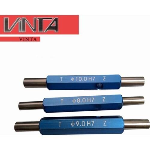 Tungsten steel through-gauge alloy smooth gauge H7 double-ended plug gauge tungsten steel needle gauge rod-type plug gauge 6H78H
