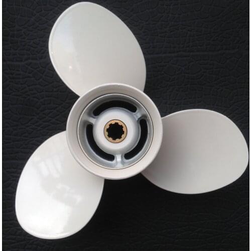 9 1/4x9 3/4 for parsun 9.9HP- 15hp propellers 8 tooth spine aluminium propellers outboard boat motors parsun marine propeller