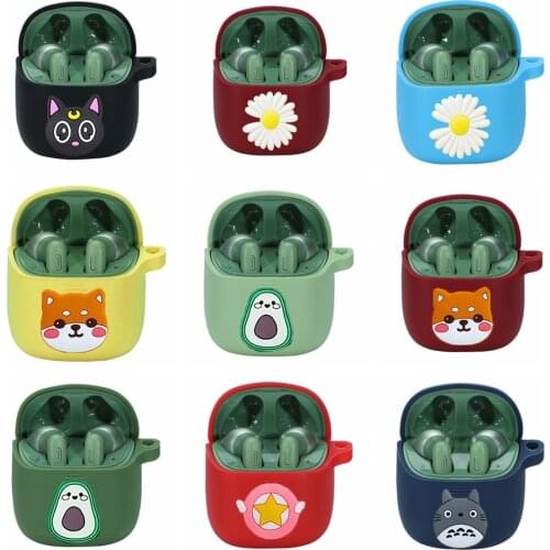 For JBL Club Pro + Case Cute Cartoon Funny Animal Silicone Earphones Non-slip Protect Cover For JBL Club Pro plus Case