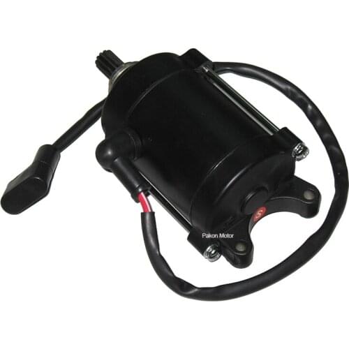 Motorcyle Electrical Parts Electric Starting Motor For CG150 CG200 XM200GY SKUA150 XY200GY FIERA200 Tricycle 11T Black Color