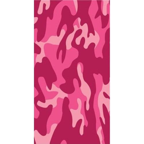Hot Pink Camo Towel for Woman Cool Girly Pink Camouflage Pattern Beach Travel Towels Bathroom Sports Gym Towel Microfiber Soft