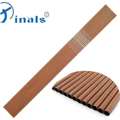 Inals Archery Spine 400 500 600 ID6.2mm Wood Skin Pure Carbon Arrows Shaft Compound Traditional Recurve Bow Longbow Hunting