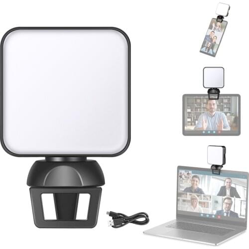 Neewer Video Conference Lighting Kit for Phone/Laptop/iPad,Zoom Lighting for Laptop, Mini USB Video Light for Video Conferencing