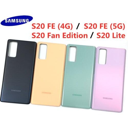 Housing Case For SAMSUNG Galaxy S20 FE (Fan Edition) 4G 5G S20 lite S20fe Back Battery Cover Rear Door Lid Panel Replacement