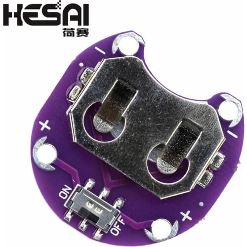 LilyPad Coin Cell Battery Holder CR2032 Battery Mount Module for arduino Diy Kit