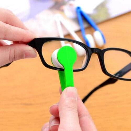Mini Soft Eye Glasses Lens Cleaning Brush Cleaner Wipe Microfiber Spectacles Eyeglass Eyewear Cleaner Screen Rub