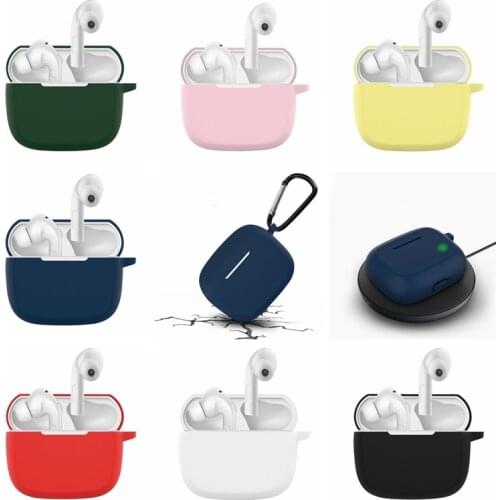 Soft Silicone Protection Case For ZMI PurPods Pro Case Solid Color Wireless Bluetooth Earphones Cover For PurPods Pro Case Funda