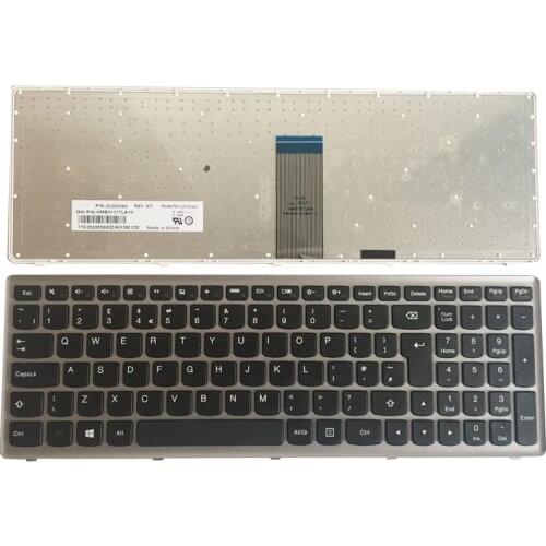 NEW UK keyboard for Lenovo Ideapad Z710 U510 laptop UK keyboard no Backlight