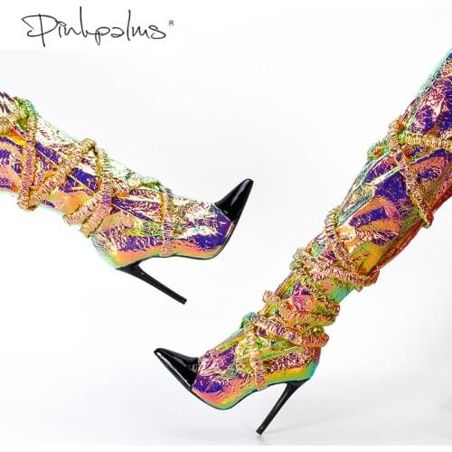 PINK PALMS Women's High Boots