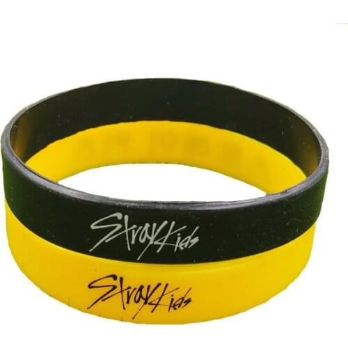 Hot Stray Kids Bangle Bracelet Korea Super Trainee Star Idol Fans Birthday Girl Women Cool Fashion 2 Colors