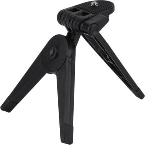 Portable Mini Plastic Foldable Photography Tripod Table Desk Stand Mounting Bracket for Camera Camcorder DSLR SLR Black NEW