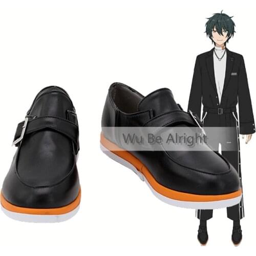 Ensemble Stars kagehira mika Daily Clothes Anime Cosplay Black Shoes Boots Halloween Carnival Party Accessories Custom Made