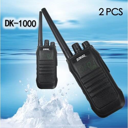 DK5005 radio walkie-talkie 2 pcs two way radio wireless professional civilian walk talk radio Communicator HF Transceiver