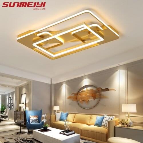 Modern Led Ceiling Lights Aluminum Dimming Ceiling Lamp For Living room Kitchen Bedroom Nordic Home Lighting plafon led techo