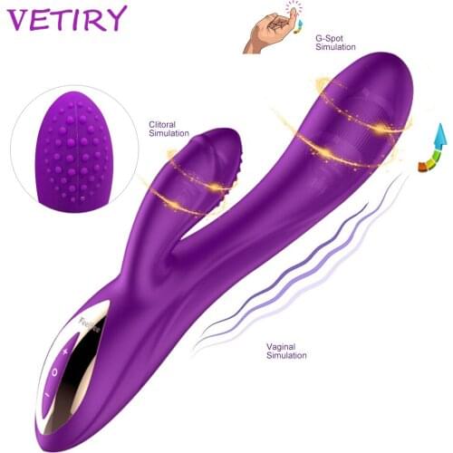 VETIRY Dildo Vibrator AV Stick Silicone Sex Toys For Women G Spot Vagina Clitoris Stimulator Body Massager Waterproof Magic Wand