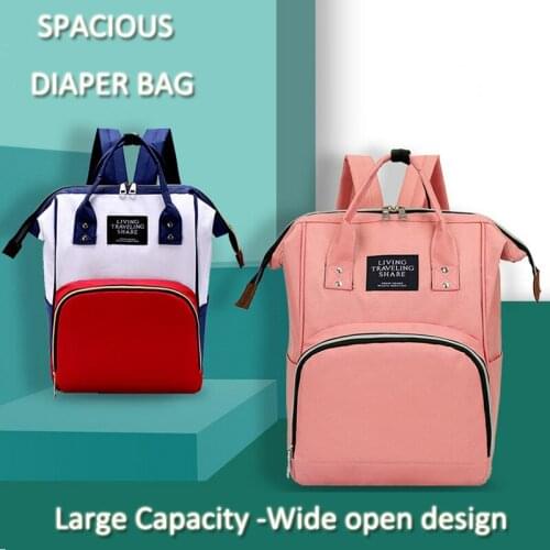Waterproof Diaper Bag Large Capacity Durable and Stylish Mommy Backpack Baby Nappy Bags with Multi-Function