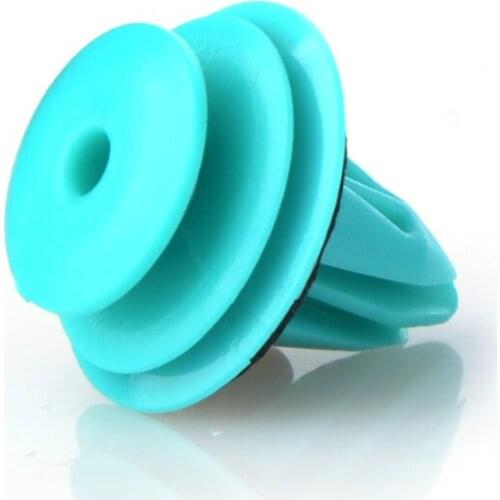 100PCS D-18 8.3mm Blue Auto Fastener Vehicle Car Bumper Clips Retainer Fastener Rivet Door Panel Fender Liner For BMW Honda