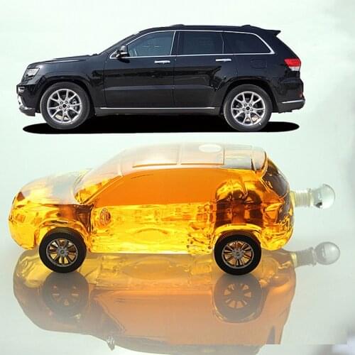 1000ML Whiskey Glass Decanter Set Vintage SUV Car Liquor Wine Dispenser Bar Accessories Decoration