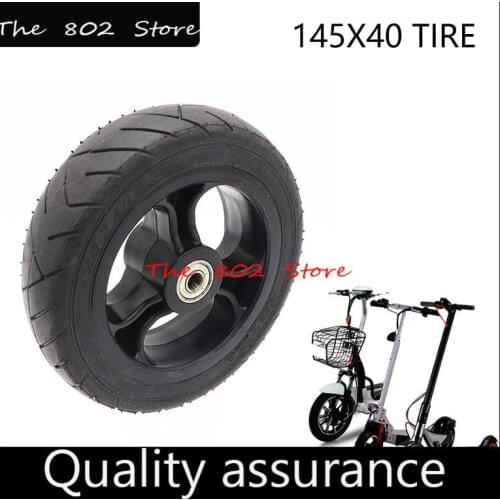 145X40 5 inch solid tyres airless wheel with plastic hub for electric skateboard longboard electric scooter 140*50