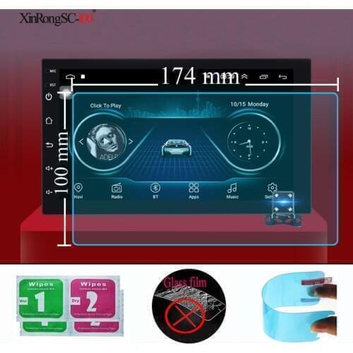175*100mm 174*100 Soft Nano-coated Screen Protective Film (NO Tempered Glass) 7 inch GPS Car Radio Multimedia Player Navigation