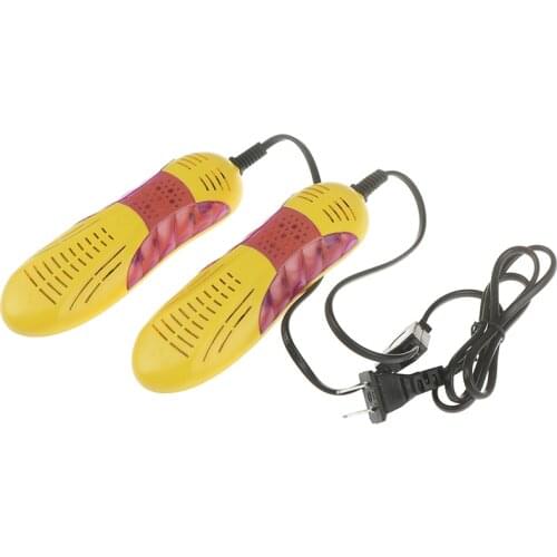 220V 10W US Plug Race Car Shape Voilet Light Shoe Dryer Protector Odor Deodorant Dehumidify Device Shoes Drier Machine Heater