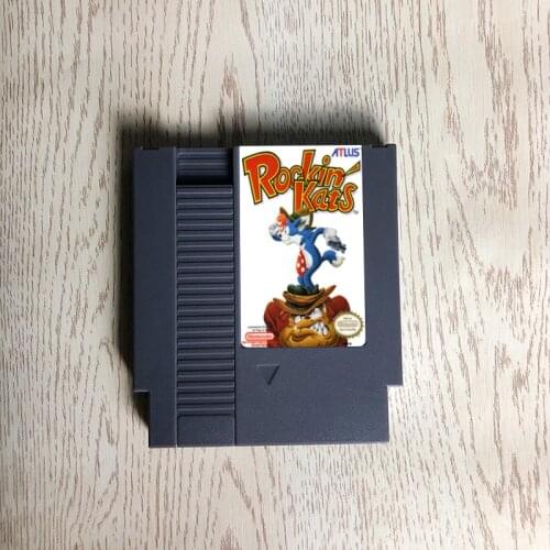 Rockin' Kats - 72 pins 8bit game cartridge