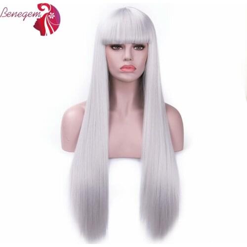 Benegem Long Synthetic Wigs