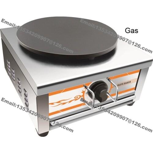 Free Shipping Commercial Use Non-stick 40cm Pancake Crepe Maker Machine Baker Griddle