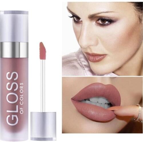 Abundance Lip Gloss Waterproof Long Lasting Sexy Lips Moisturizing Lip Makeup Lipstick Bright Colorful Non-Stick Cup TSLM1