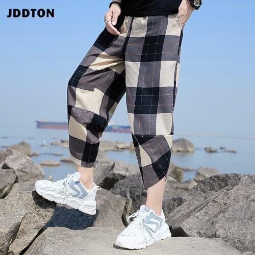 JDDTON Spring Autumn Hip Hop Printing Pants Men Trousers Streetwear Sweatpants For Men High Street Fashion Loose JE658