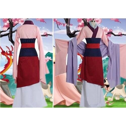 Kid Mulan Cosplay Costumes Han Chinese General Clothing Princess Dresses 6Pcs Set Child Ancient-Costume Halloween Cosplay Set