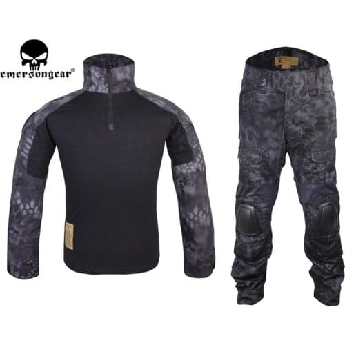Gen2 BDU Tactical Combat Uniform Tactical Shirt Pants with Elbow Knee Pads Airsoft Outdoor Hunting Suit TYP EM6927 Hunting Party