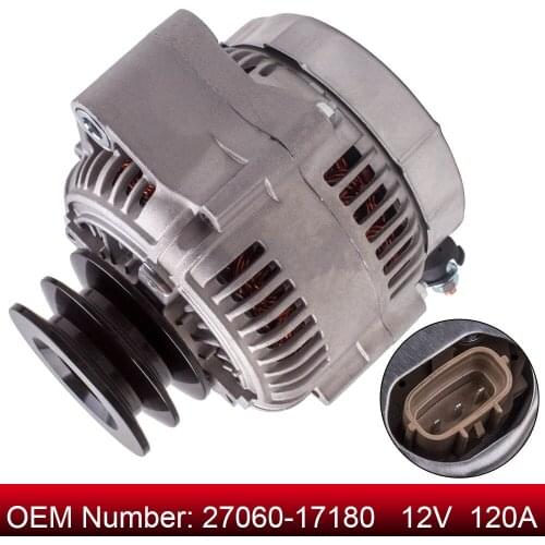 12V Alternator For Toyota Landcruiser HDJ100R HZJ80 HZJ70 HZJ78 HZJ105 1HZ 4.2L