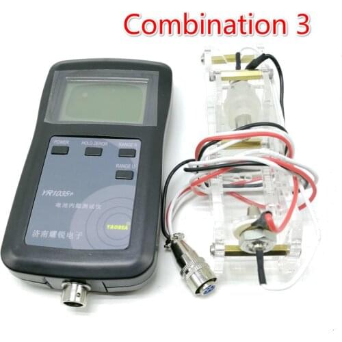 New Original Four-line YR1035 Lithium Battery Internal Resistance Meter Tester YR 1035 Detector 18650 Dry Battery Combination 3