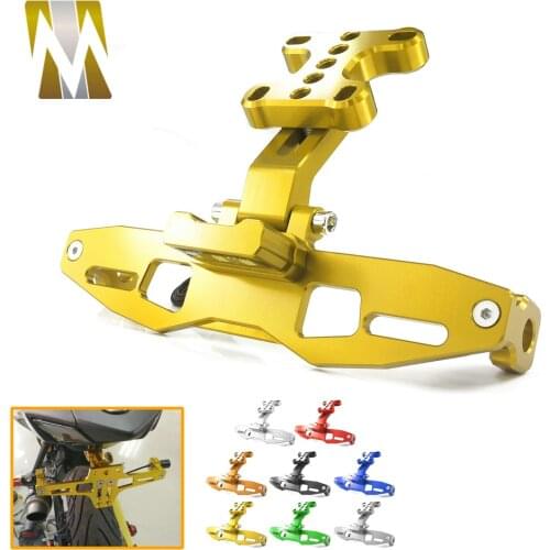 For Yamaha TFX150 TFX 150 M-SLAZ Motorcycle License Plate Bracket for Kawasaki Z125 Z 125 License Plate Frame Mount Frame Z-125
