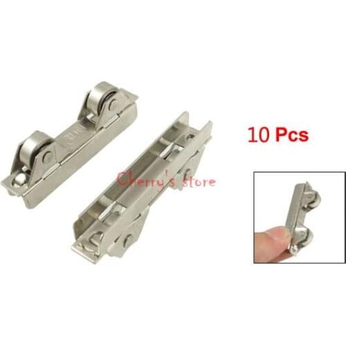 Best Promotion Wholesale Price 10 PCS 0.39" Dia Double Rollers Metal Window Sash Pulley Wheel