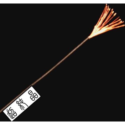 Soft PE Litz High purity 7NOCC single crystal copper super upgrade line 25AWG diameter 0.85mm(Price is for 6meters)