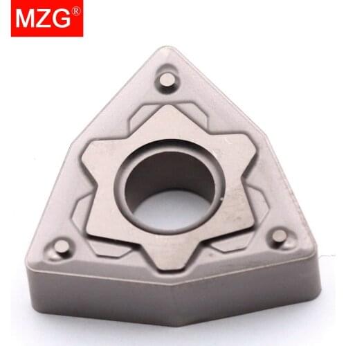 MZG 10PC WNMG 0804 08 04 HS ZN60 CNC Boring Turning Lathe Cutting Tools Steel Carbide Cermet Inserts