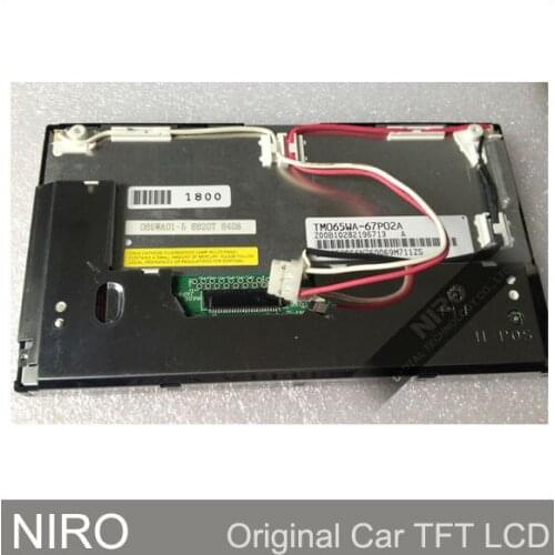 Niro DHL Shipping Brand New Original Car Navigation LCD Display Screen TM065WA-67P02 LCD Panel For Car Auto System Part