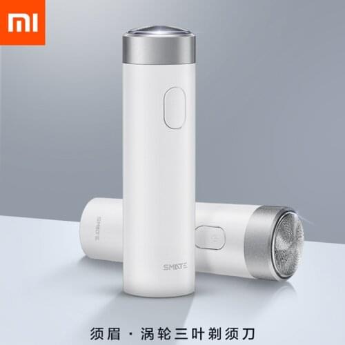 Original Xiaomi Smate comfy clean turbine razor electric mens rechargeable beard knife mini student xiaomi electric razor